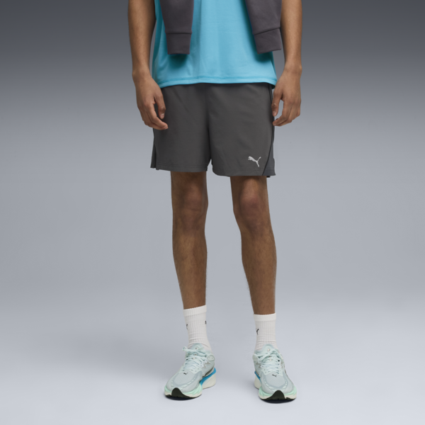 VELOCITY 5" Running Shorts Men, Dusky Gray-PUMA Black, large-ZAF