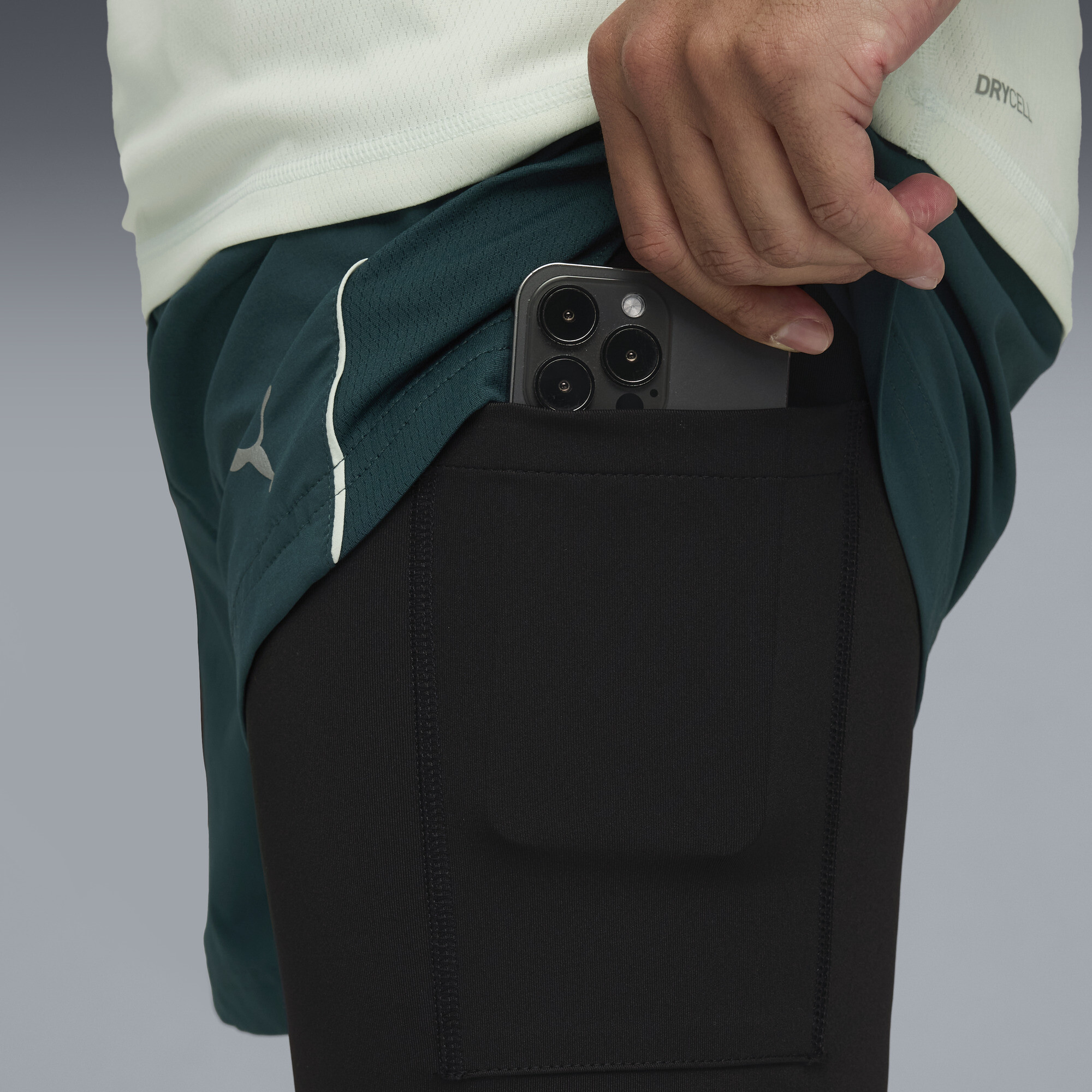 PUMA VELOCITY 2-in-1-hardloopshort voor Heren, Groen, Maat 4XL thumbnail 4