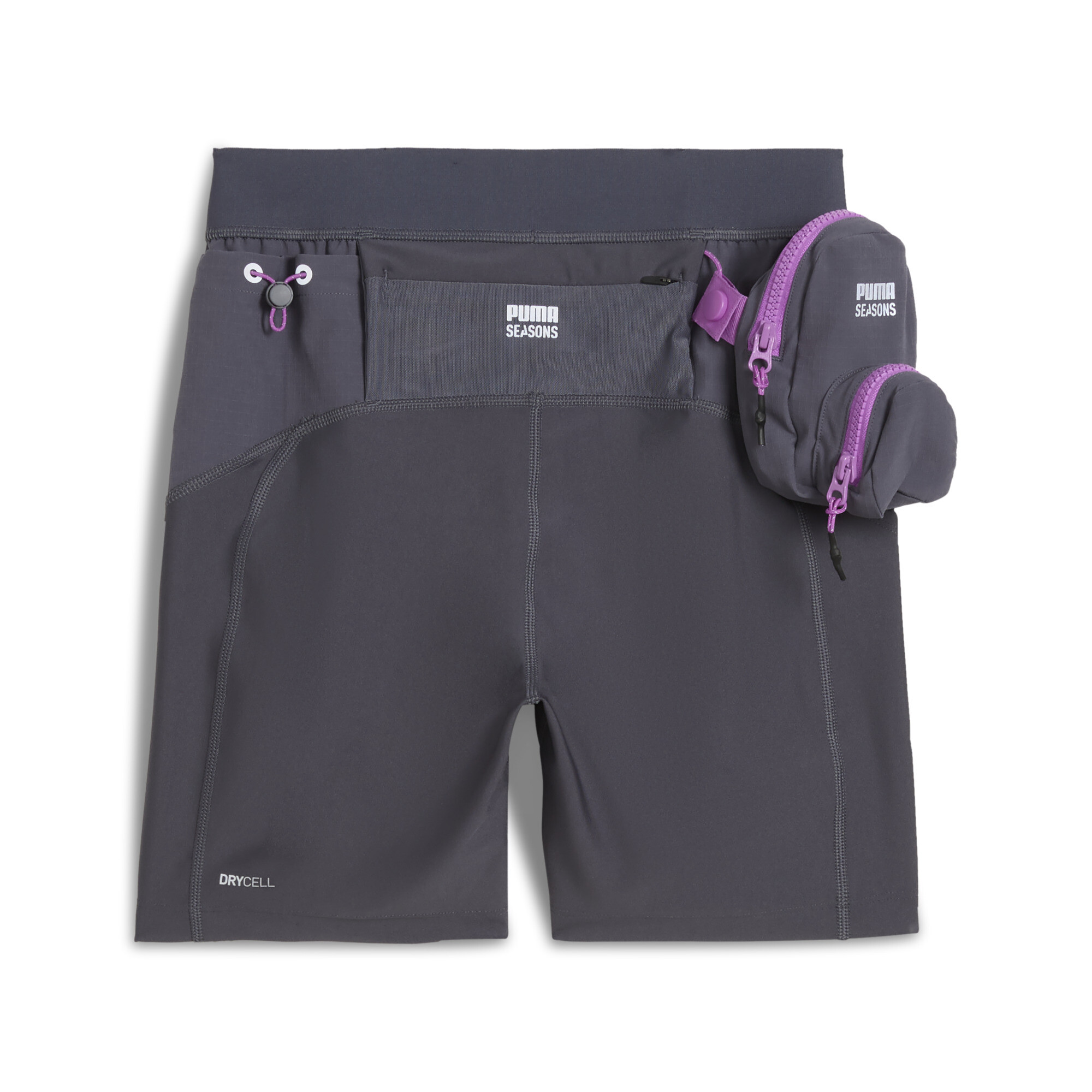 PUMA SEASONS strakke trailrunningshort voor Dames, Grijs