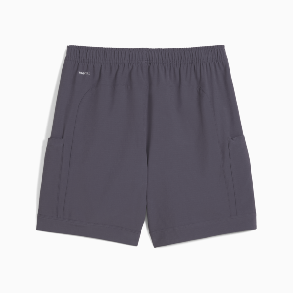 Shorts de trail running SEASONS para hombre, Galactic Gray, large-ARG