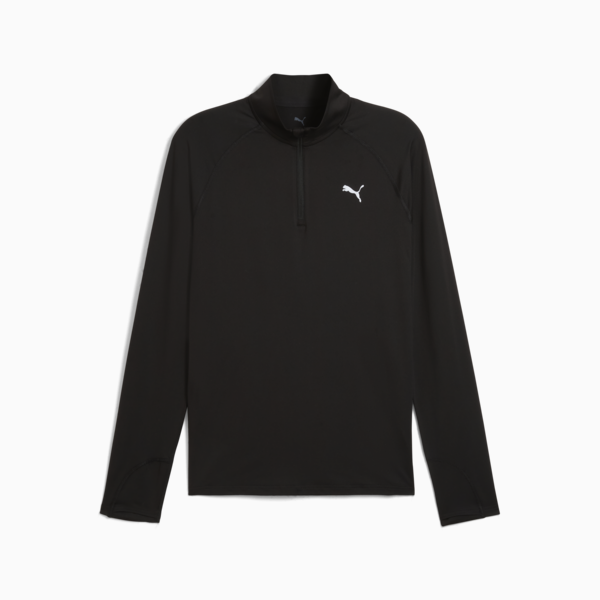 VELOCITY CLOUDSPUN Running Quarter-Zip Top Men, PUMA Black, large-ZAF