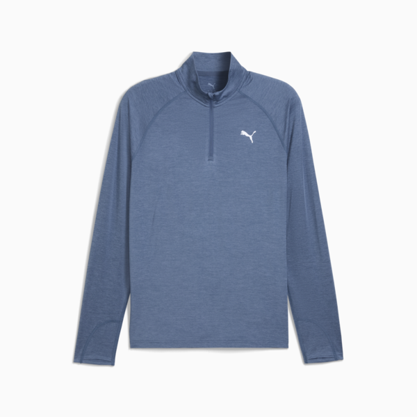 Remera de running VELOCITY CLOUDSPUN para hombre, Dark Indigo-heather, large-ARG