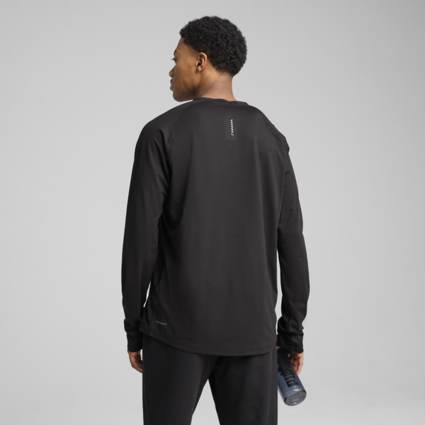 Remera manga larga de running CLOUDSPUN para hombre, PUMA Black, large-ARG