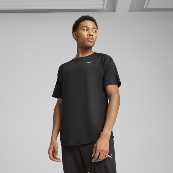 Remera de running CLOUDSPUN para hombre, PUMA Black, large-ARG