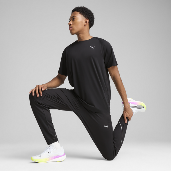 Remera de running CLOUDSPUN para hombre, PUMA Black, large-ARG