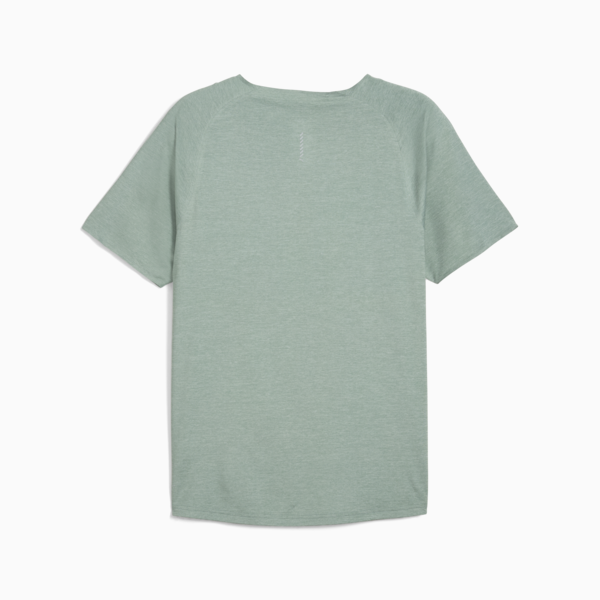 Playera de running CLOUDSPUN para hombre, Green Moon-Heather, large-MEX