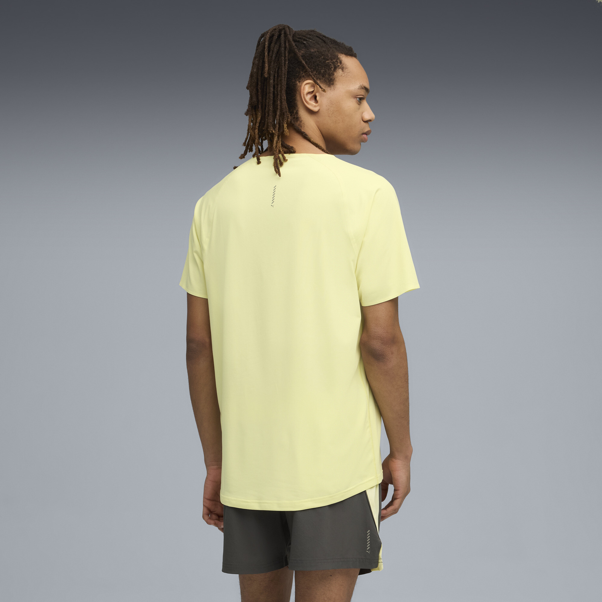 PUMA CLOUDSPUN hardloop-T-shirt voor Heren, Goud, Maat L thumbnail 5