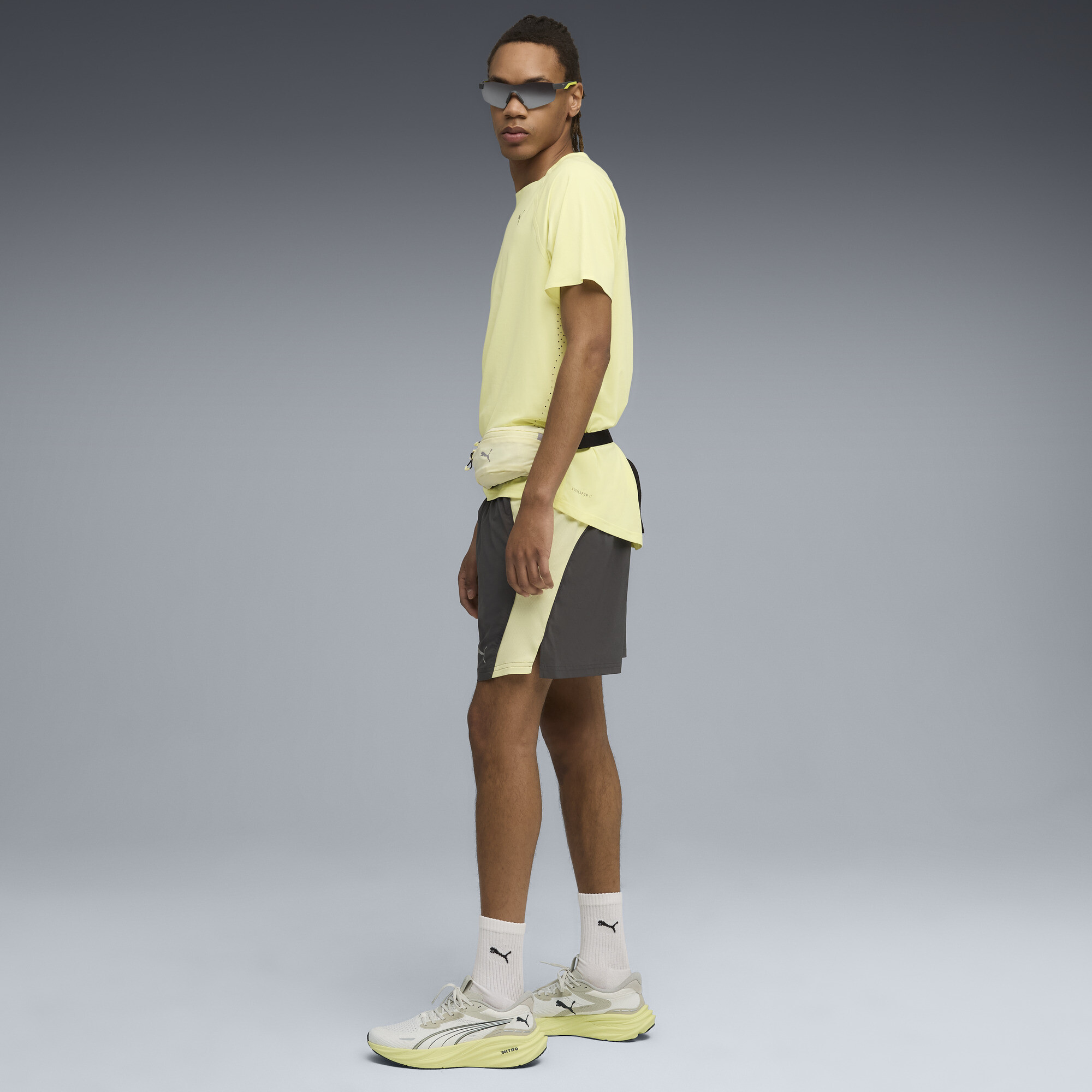 PUMA CLOUDSPUN hardloop-T-shirt voor Heren, Goud, Maat L thumbnail 4