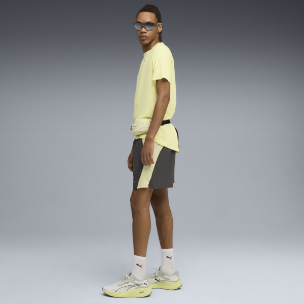 CLOUDSPUN Running Tee Men, Gold Moon, large-ZAF