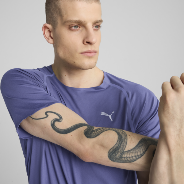 Remera de running CLOUDSPUN para hombre, Blue Crystal, large-ARG