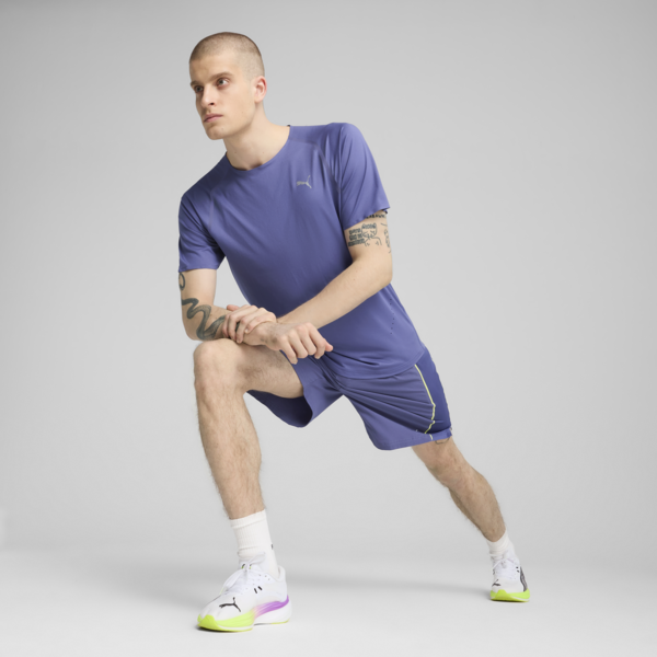 Remera de running CLOUDSPUN para hombre, Blue Crystal, large-ARG