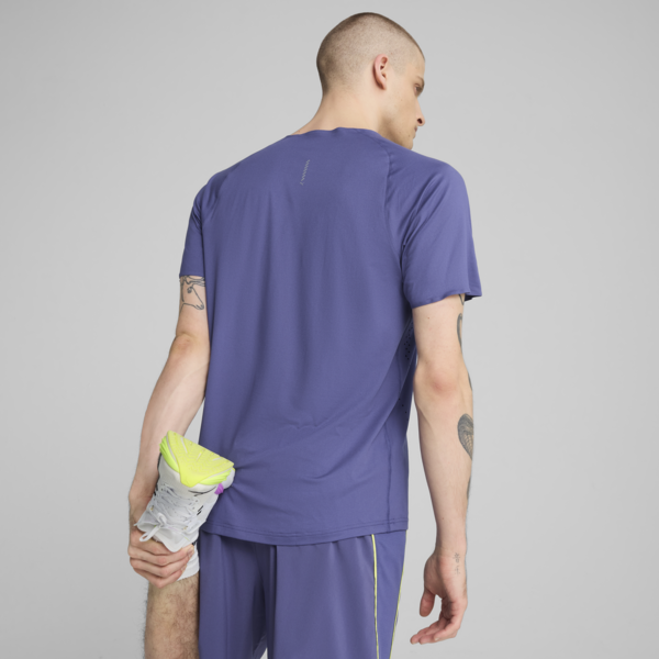 Remera de running CLOUDSPUN para hombre, Blue Crystal, large-ARG