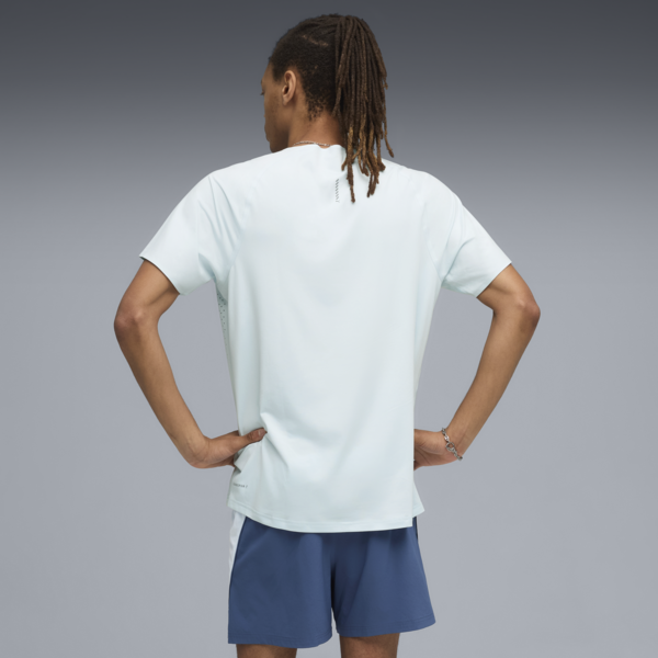 Remera de running CLOUDSPUN para hombre, Sea Glass, large-ARG