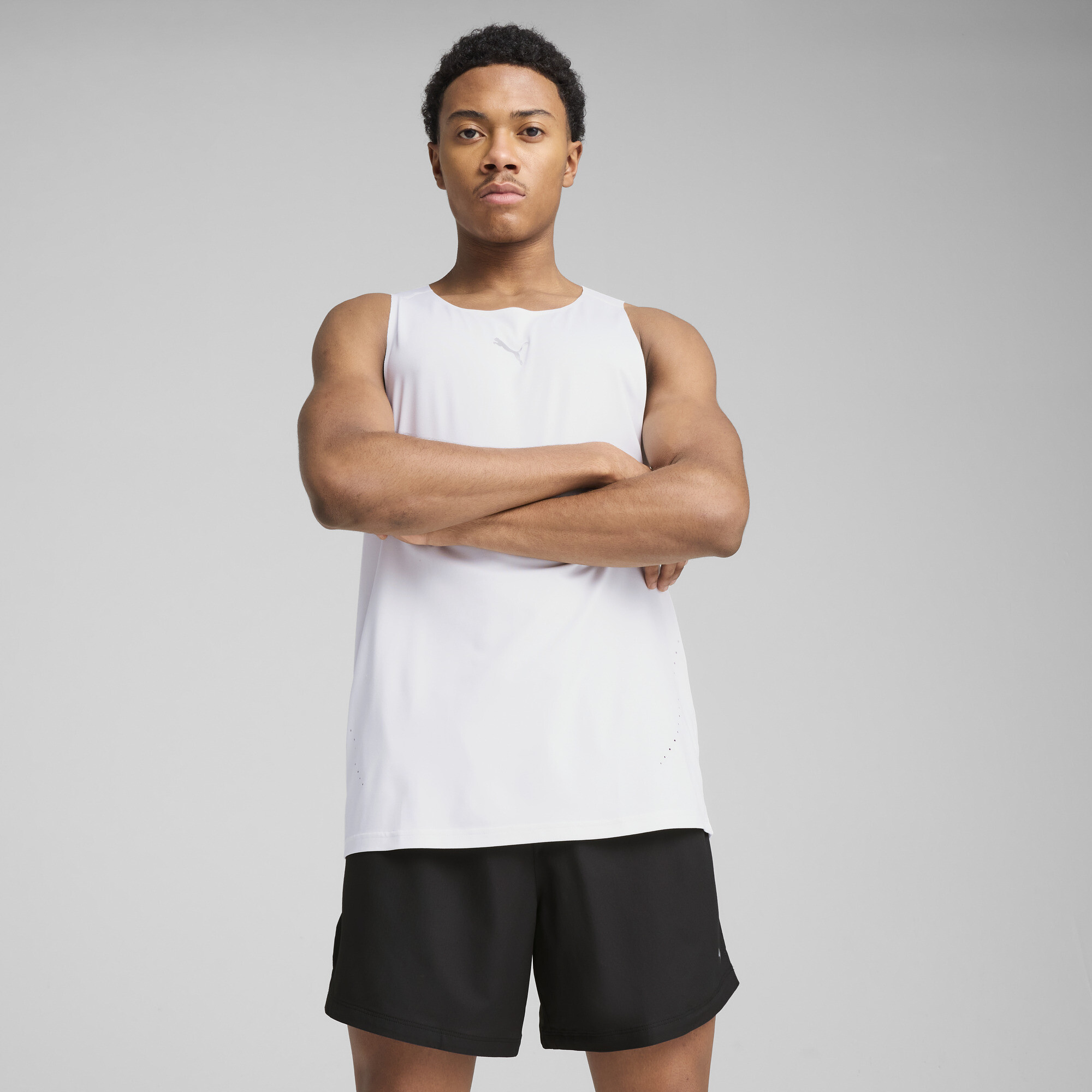 Puma CLOUDSPUN Lauf-Tanktop Herren | White | Größe: M