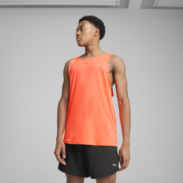 Camiseta running CLOUDSPUN para hombre, Glowing Red, large-MEX