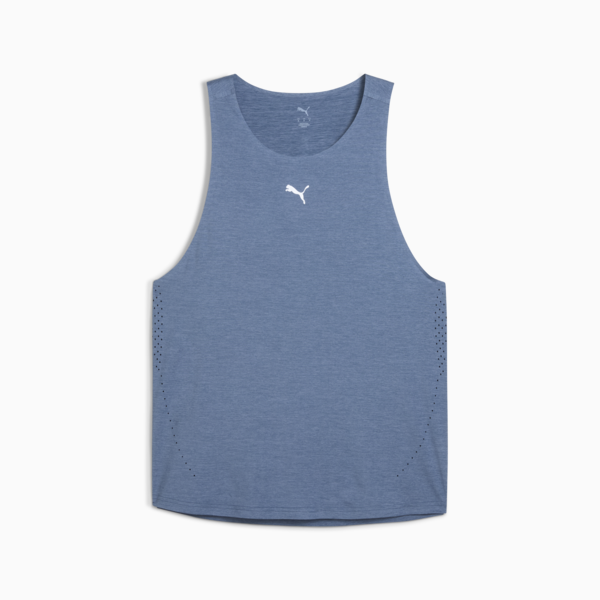 Musculosa de running CLOUDSPUN para hombre, Dark Indigo-heather, large-ARG