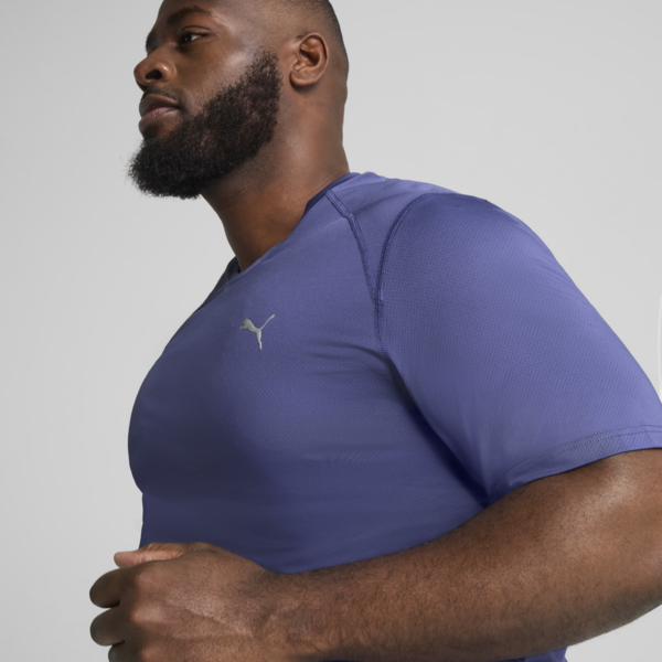 Playera de running PUMA RUN CLUB para hombre, Blue Crystal, large-MEX