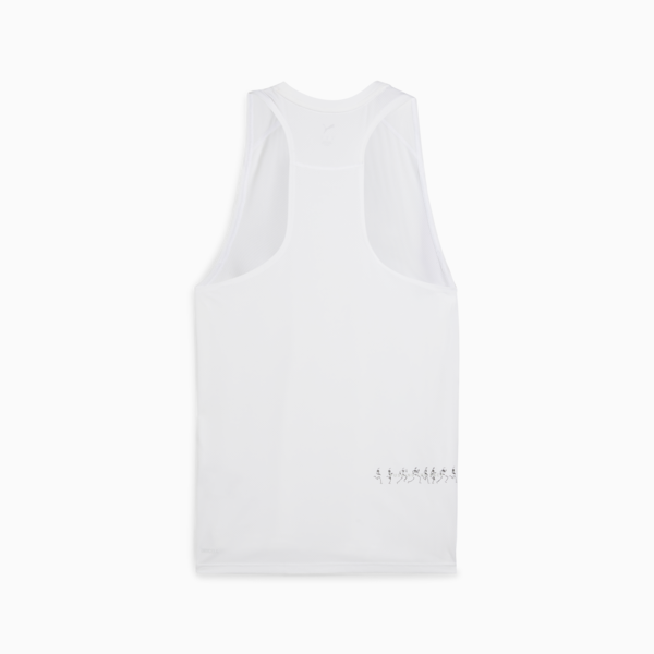 Musculosa de running estampada para hombre, PUMA White, large-ARG