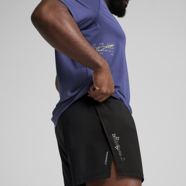 Shorts de running Split 7cm para hombre, PUMA Black, large-ARG