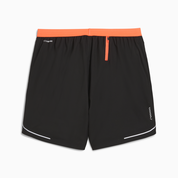 ULTRAWEAVE 5" Running Shorts Men, PUMA Black-Glowing Red, large-MEX