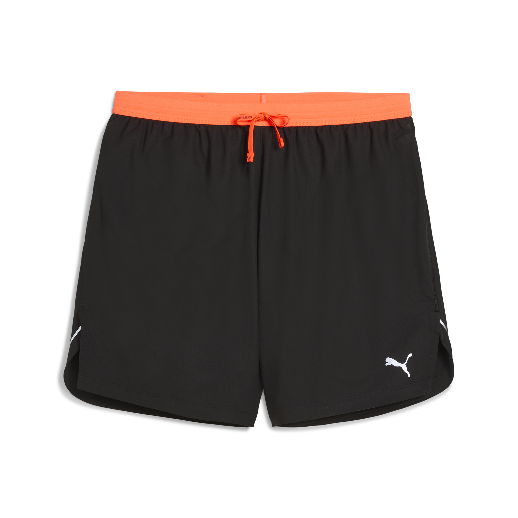 Puma ULTRAWEAVE 5" Laufshorts Herren | Black/Glowing Red | Größe: M