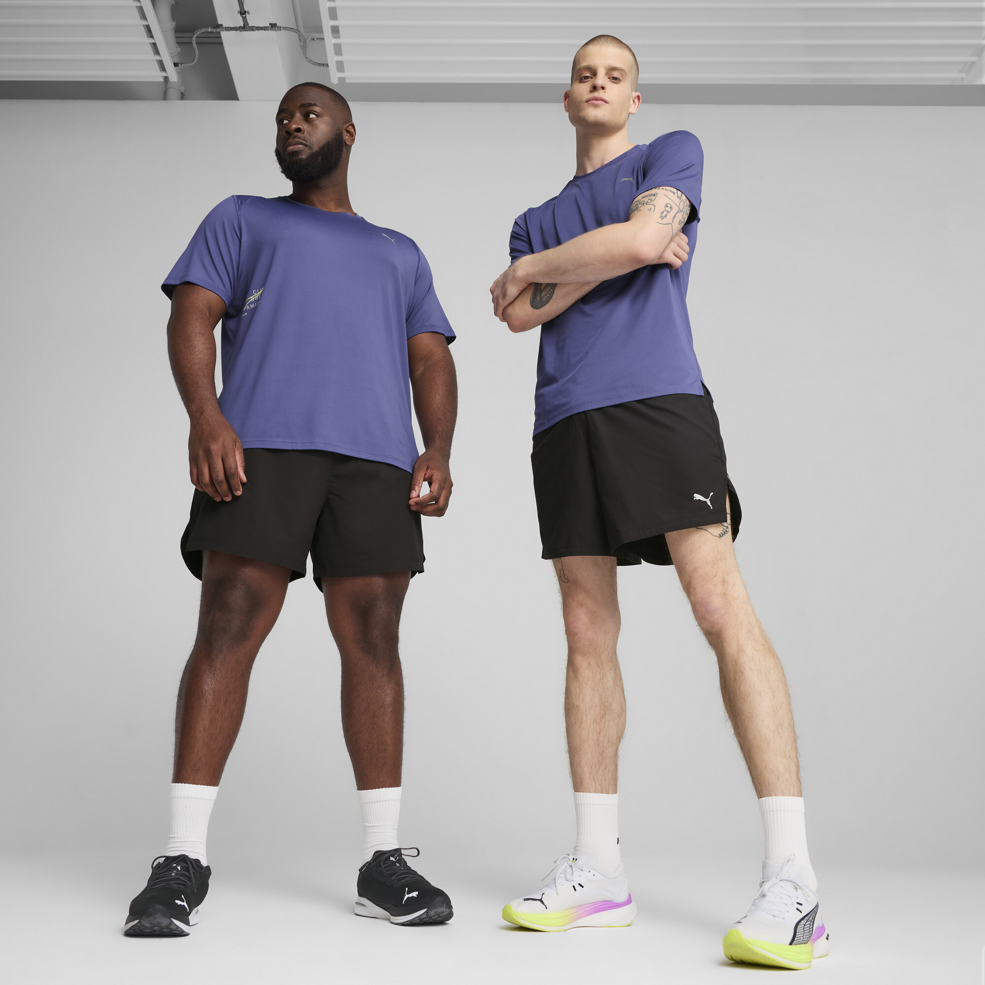 Puma Everyday Running Ultraweave Men's 5" Shorts In Black