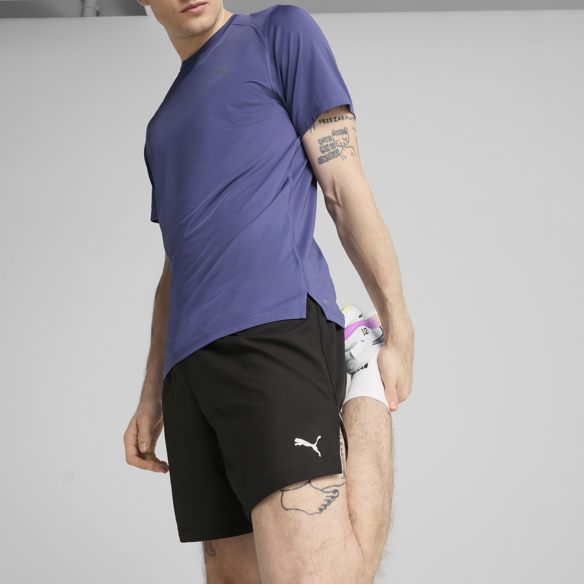 ULTRAWEAVE hardloopshort voor Heren, Zwart/Rood, Maat XXL | PUMA