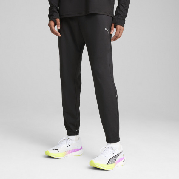Pantalónes PUMA angostos de running CLOUDSPUN para Hombre En Negro