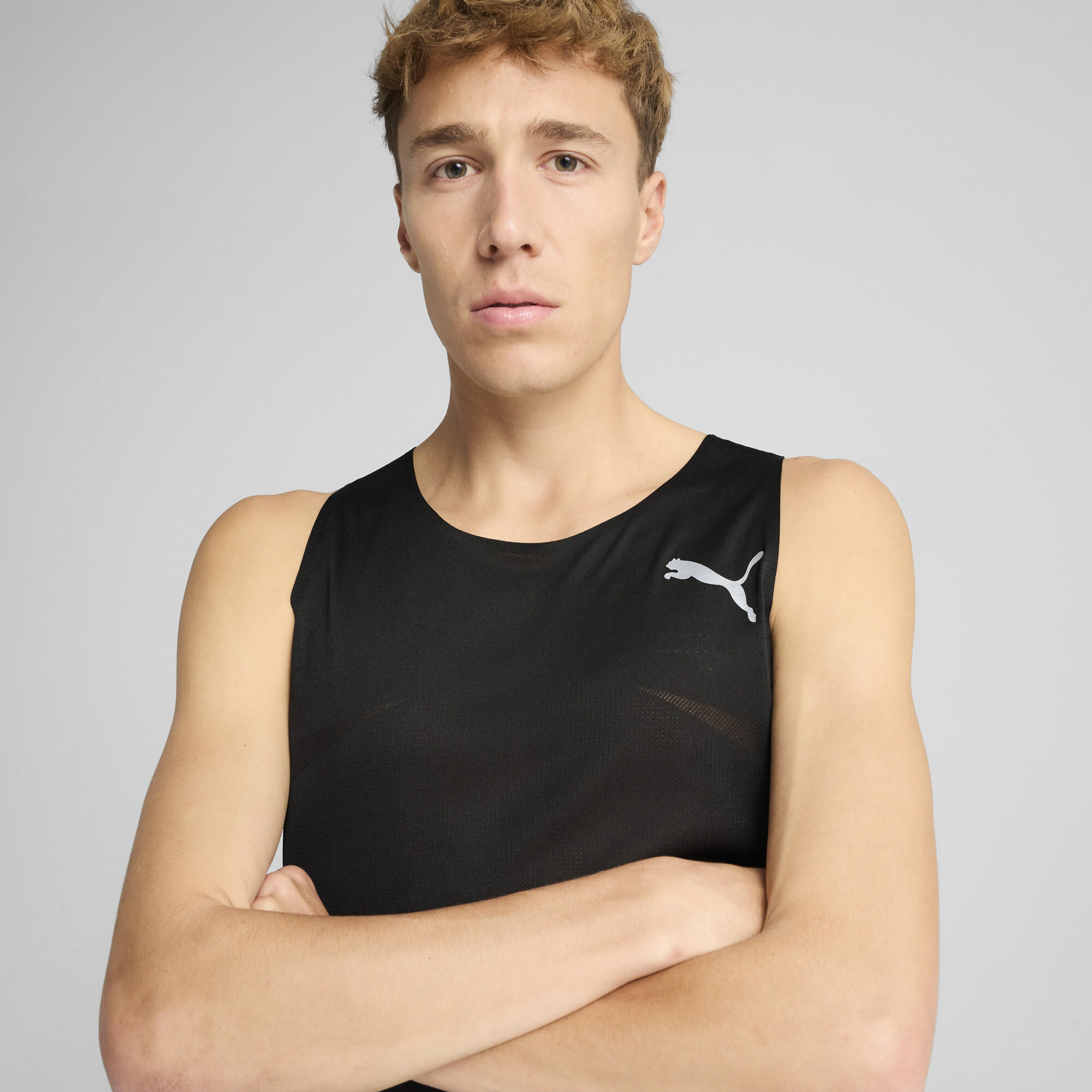 PUMA RACEDAY ULTRASPUN Singlet voor Heren, Zwart, Maat M thumbnail 7