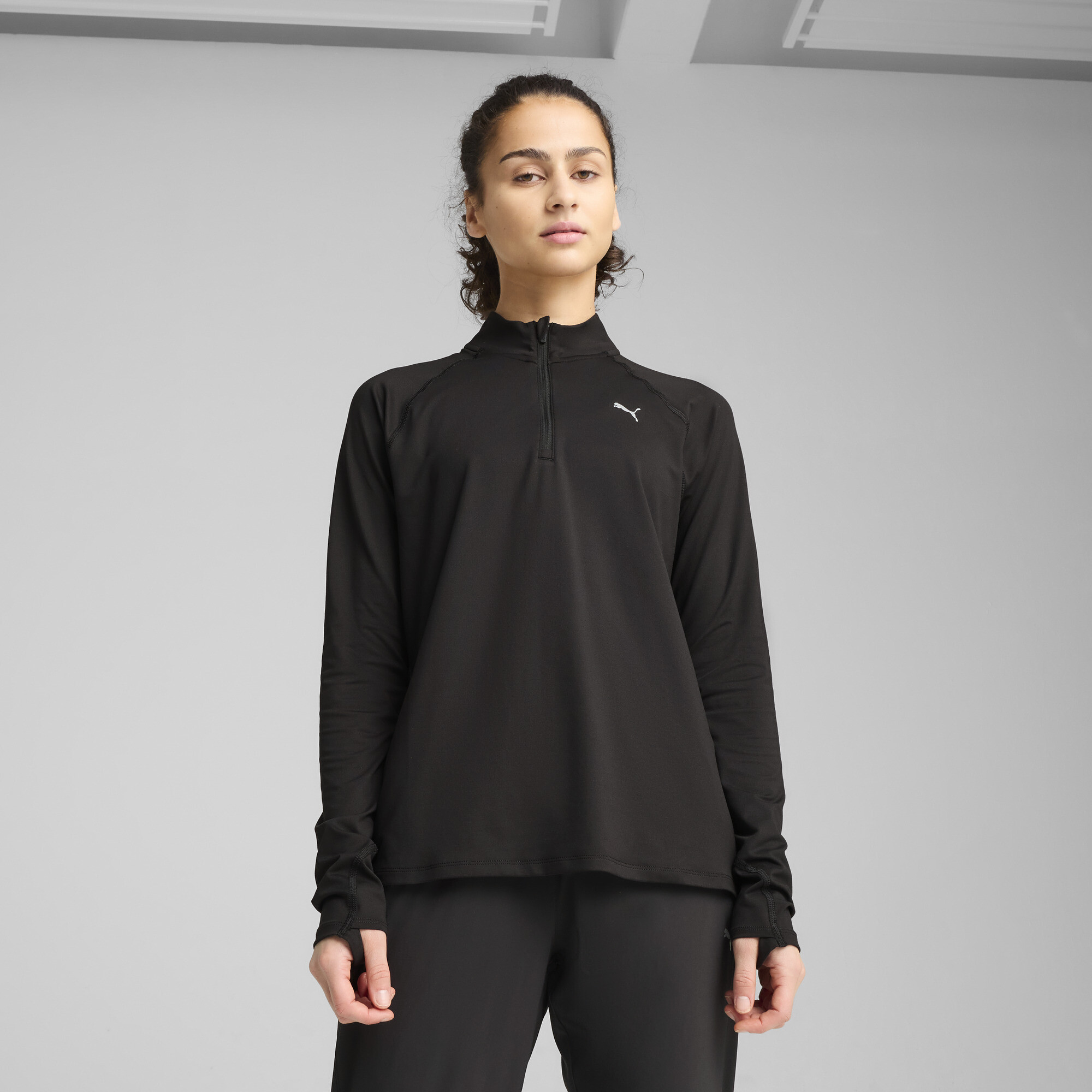 Polera manga larga RUN VELOCITY CLOUDSPUN para mujer