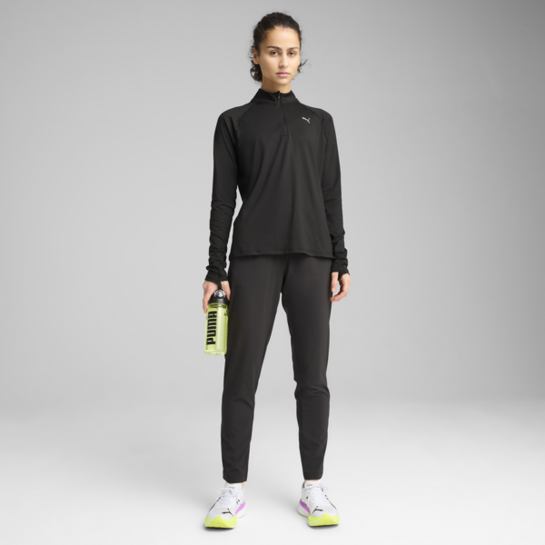 RUN VELOCITY CLOUDSPUN Quarter-Zip Top Women, PUMA Black, large-ZAF