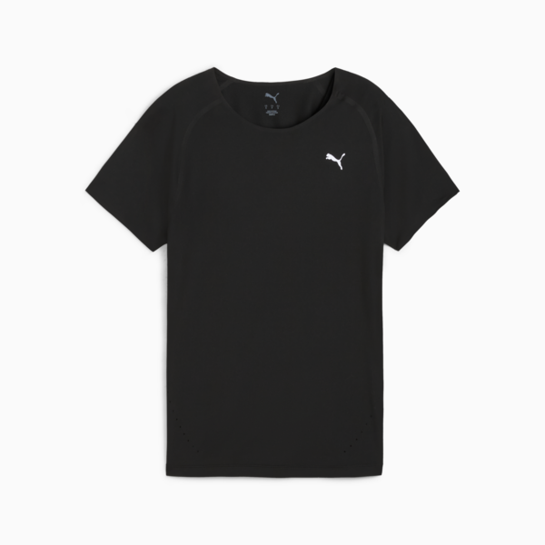 Remera RUN CLOUDSPUN para mujer, PUMA Black, large-ARG