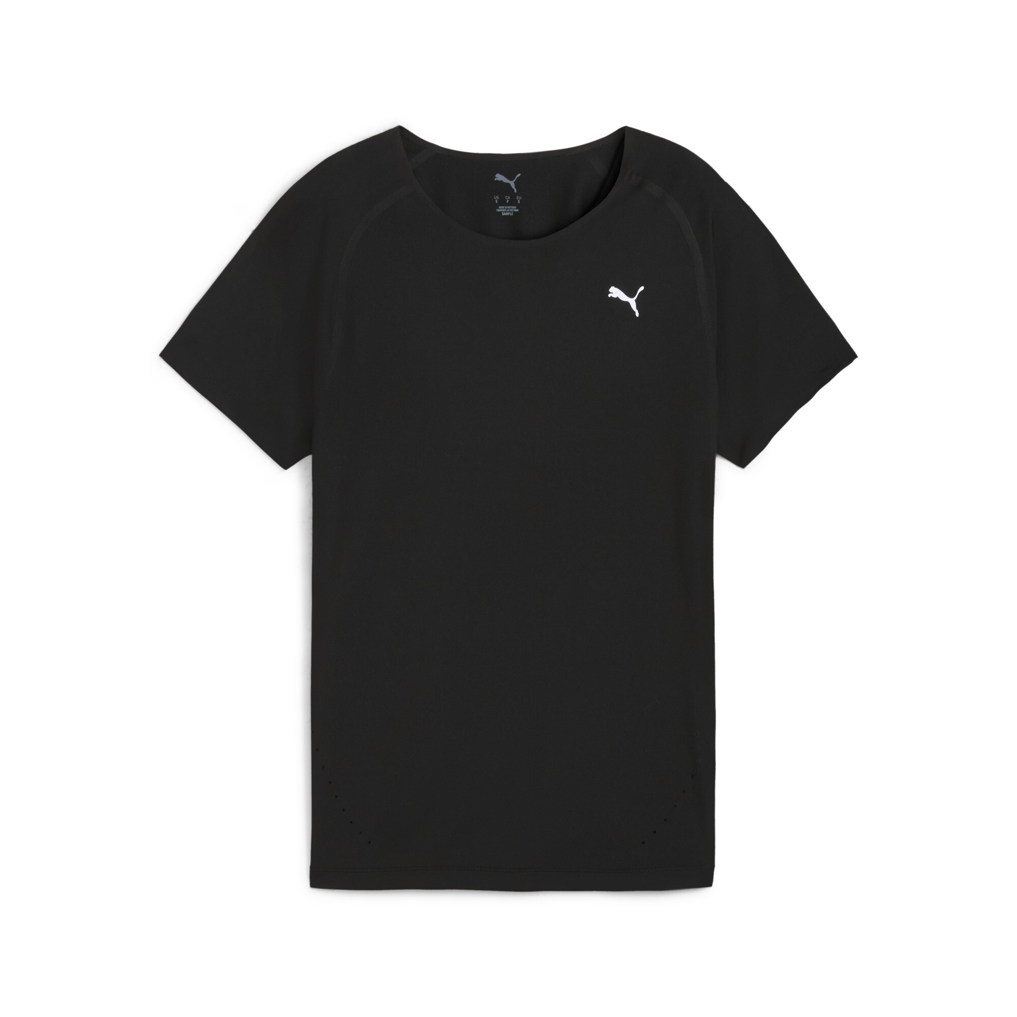 PUMA RUN CLOUDSPUN T-shirt voor Dames, Zwart, Maat S thumbnail 3