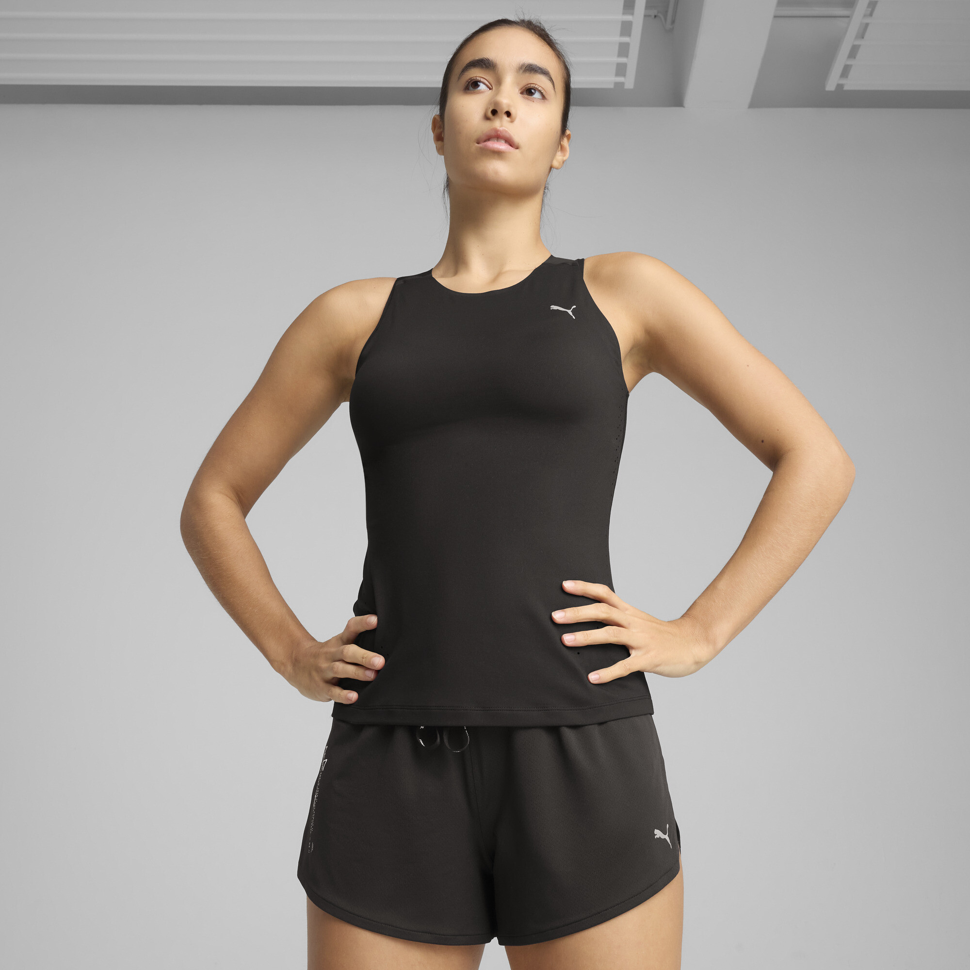 Shop Puma Run Cloudspun Women's Tank Top In Black