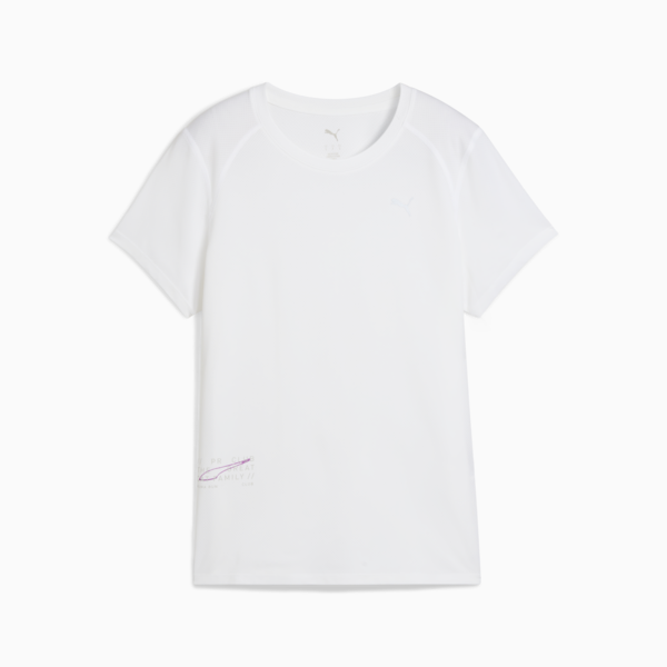 PUMA RUN Mesh Tee Women, PUMA White, large-ZAF