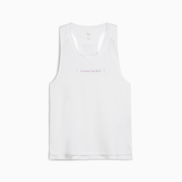 Musculosa RUN GRAPHIC para mujer, PUMA White, large-ARG