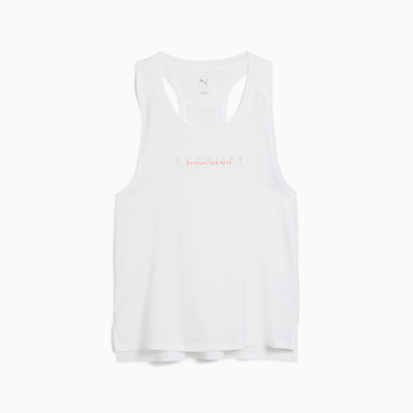 Musculosa RUN GRAPHIC para mujer, PUMA White-Q2, large-ARG