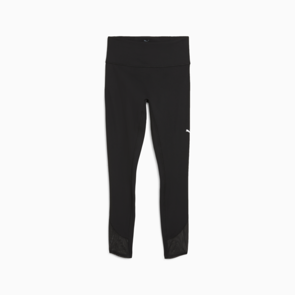 CLOUDSPUN Soft Mesh High-Waisted 7/8 Tights Women, PUMA Black, large-MEX