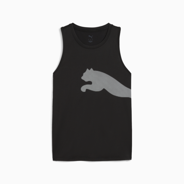 Train All Day Big Logo Tank Women, PUMA Black, large-ZAF