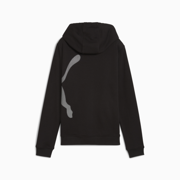 Train All Day Big Logo Hoodie Women, PUMA Black, large-ZAF