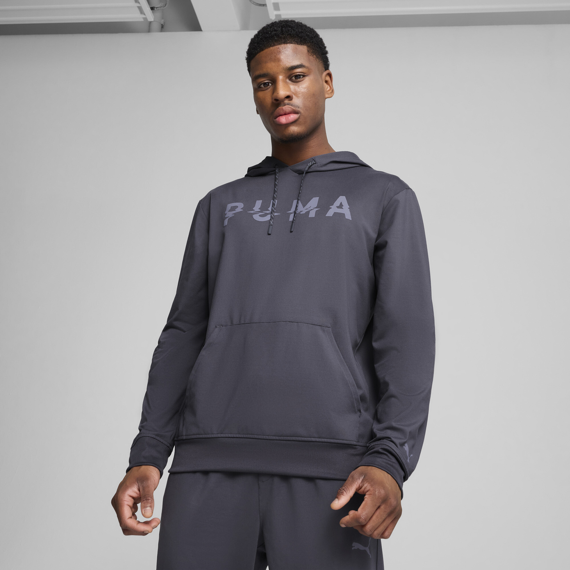 Puma Cloudspun Men's Hoodie In Gray