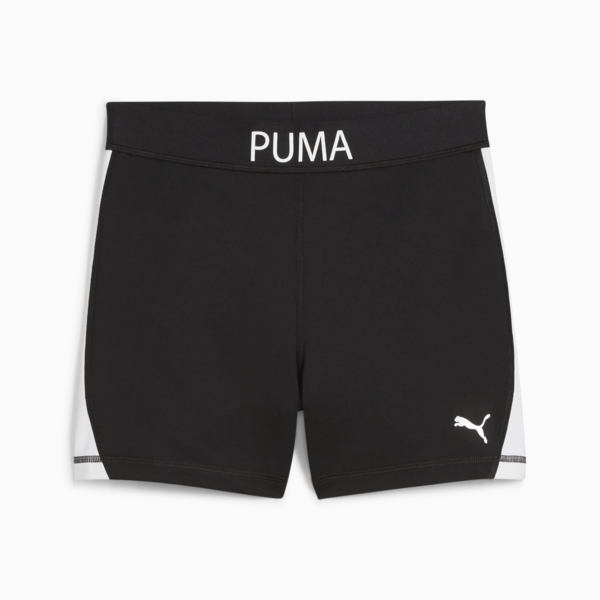PUMA STRONG High-Waisted 4" Short Tights Women, PUMA Black, large-ZAF