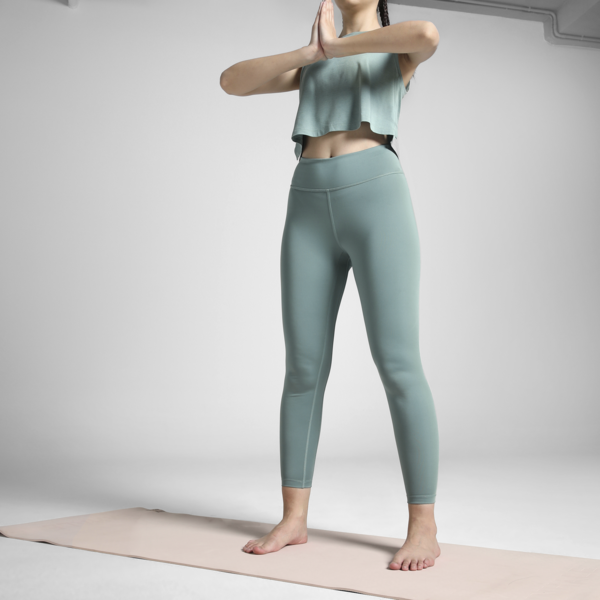 MOVE High-Waisted 7/8 Tights Women, Green Moon, large-ZAF