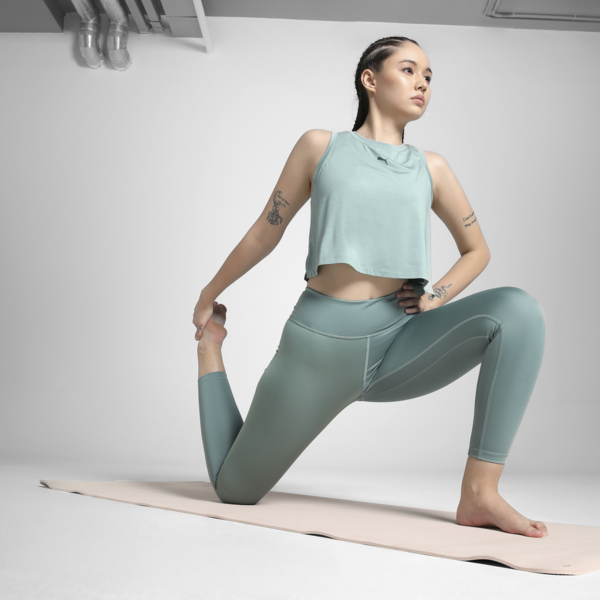 MOVE High-Waisted 7/8 Tights Women, Green Moon, large-ZAF