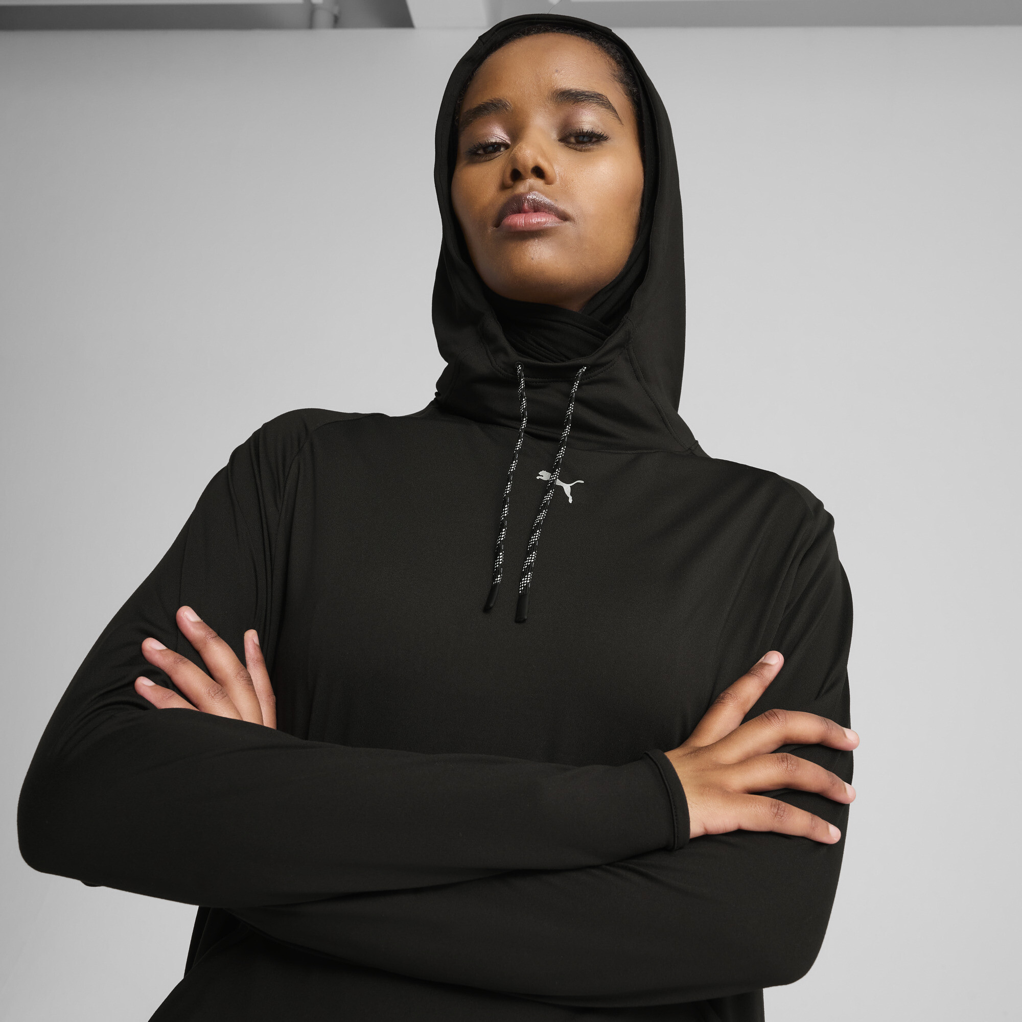 PUMA MODEST hoodie voor Dames, Zwart, Maat L thumbnail 7