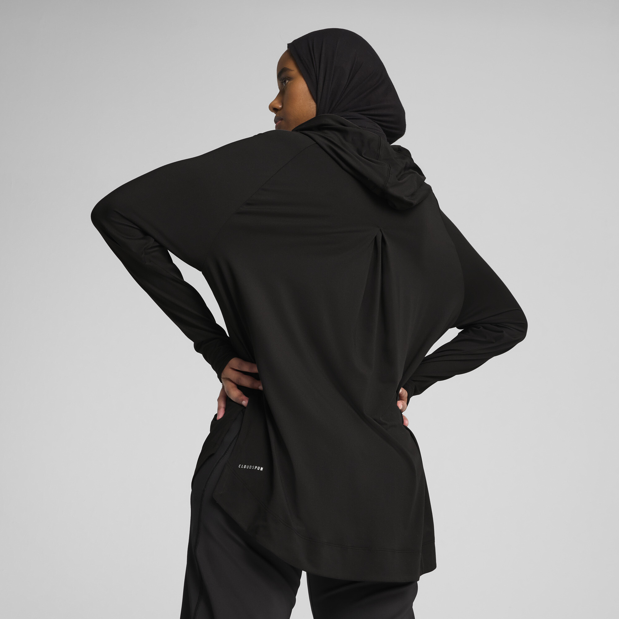 PUMA MODEST hoodie voor Dames, Zwart, Maat L thumbnail 5