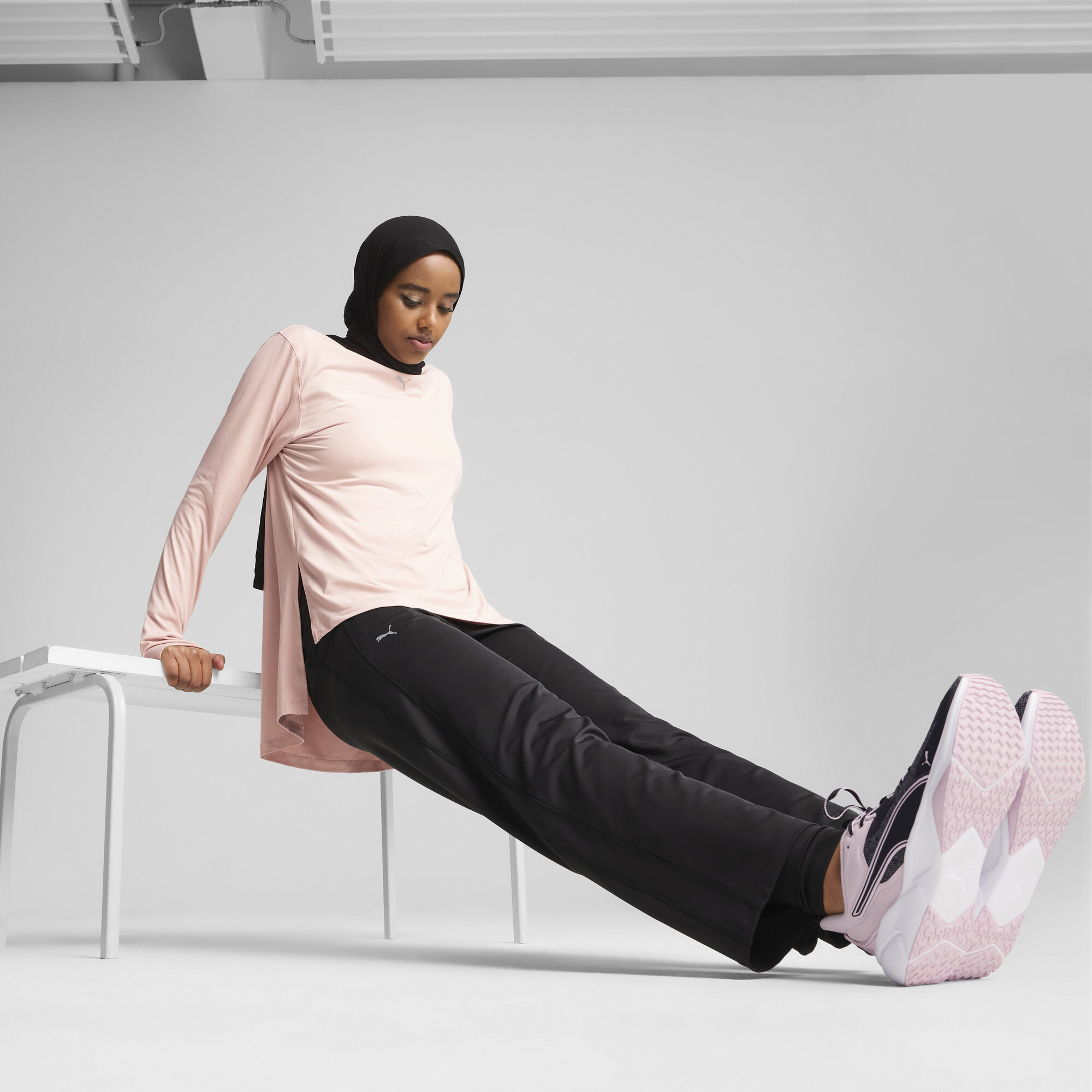 PUMA MODEST broek voor Dames, Zwart, Maat L thumbnail 6