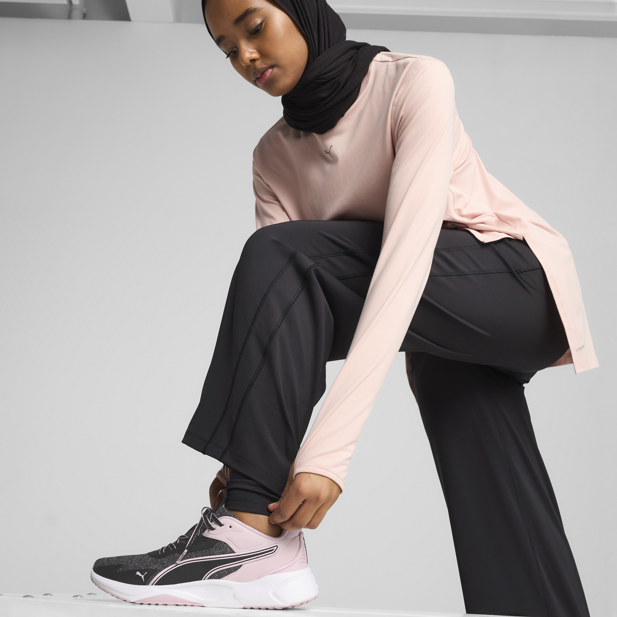 PUMA MODEST broek voor Dames, Zwart, Maat L thumbnail 4