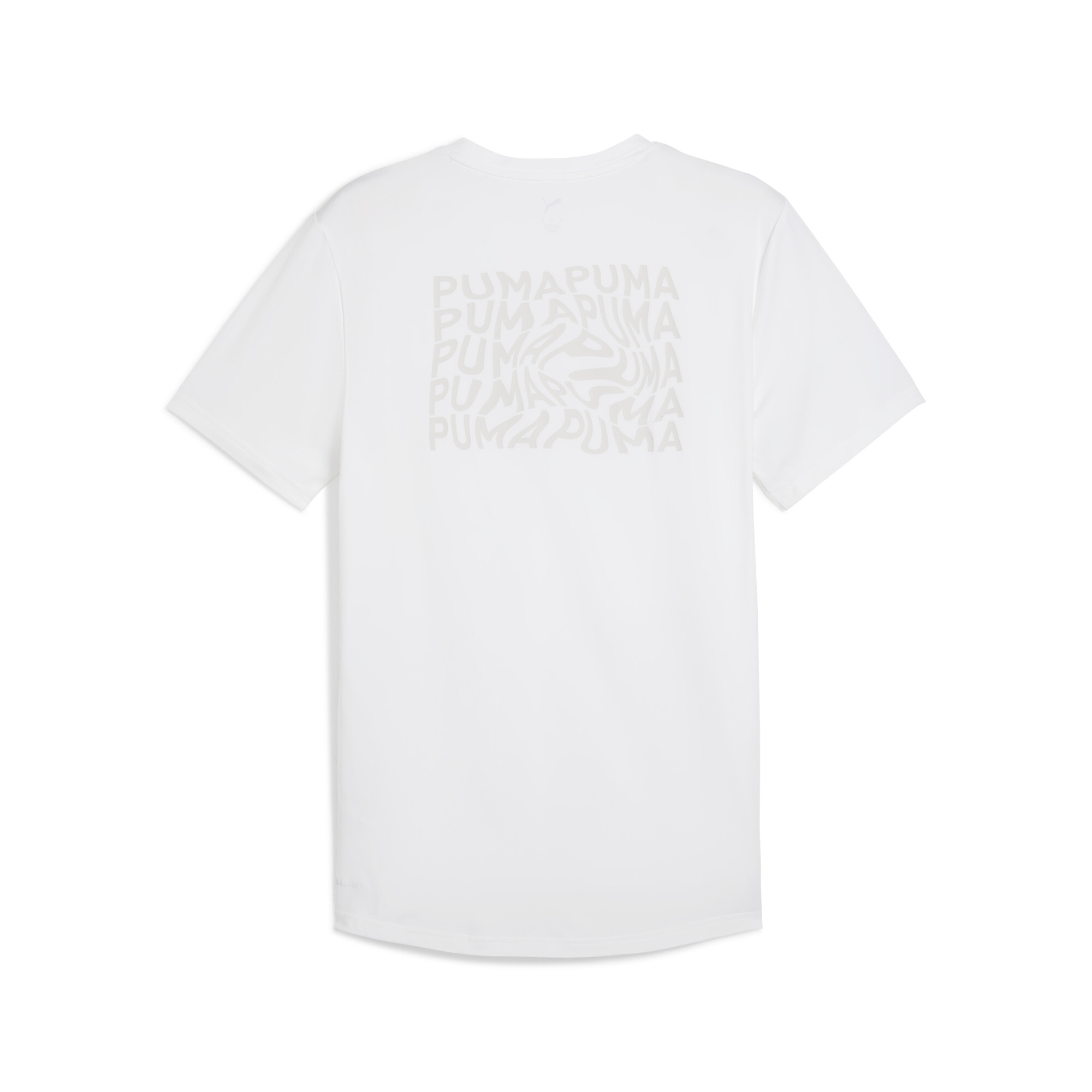 PUMA CLOUDSPUN Soft T-shirt met merklogo voor Heren, Wit