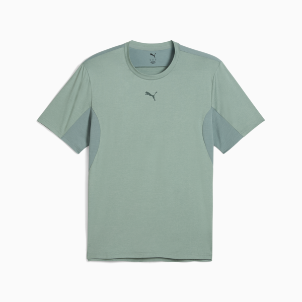Playera CLOUDSPUN Soft Breathable para hombre, Green Moon Heather, large-MEX